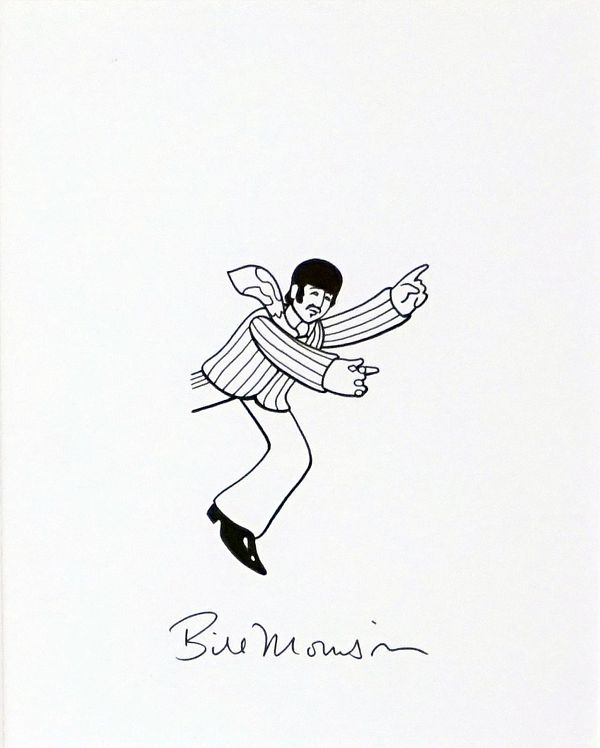Bill Morrison "Yellow Submarine I" Original Drawing Ink on paper 34,5 x 30 cm