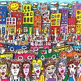 James Rizzi "Every picture tells a story" 3D Siebdruck