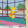 The Simpsons, I m Furious, Bart reads, Original Production Cel,  27 x 33 cm web