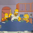 The Simpsons, Homer Bart and Lisa eating in the Kitchen, Original Production Cel 27 x 33 cm web