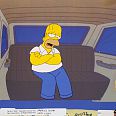 The Simpsons "How I spent my strummer vacation (Homer car)" Cel 28 x 36 cm