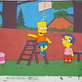 The Simpsons "I am furious (yellow) (Bart and Milhouse)" Original Production Cel 28 x 36 cm