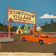 The Simpsons, Lisa the Vegetarian, Story Town Village, Original Production Cel 27 x 33 cm web