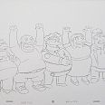 The Simpsons "Sweet and sour Marge" Original Pencil Drawing 28 x 36 cm
