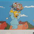 The Simpsons "Trash of Titans" Original Production Cel 28 x 36 cm