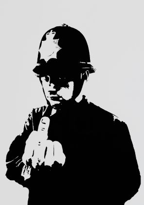 Banksy by The West Country Prince Nola Siebdruck 80 x 58 cm web