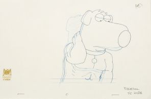 Family Guy Shanksgiving Original pencel drawing 25 x 35 cm web